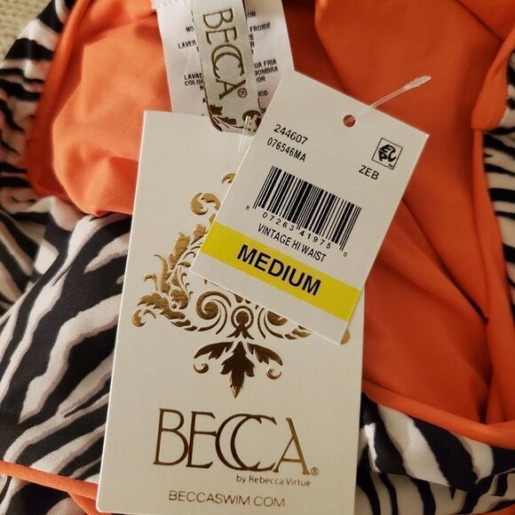 BECCA Animal Kingdom High Waist Bikini Bottoms - Picture 11 of 12